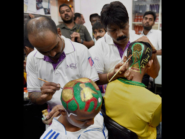 World Cup hairdo