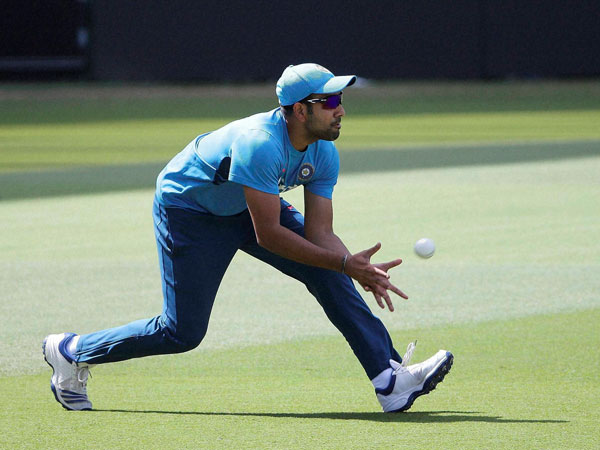 Rohit Sharma busy in training session