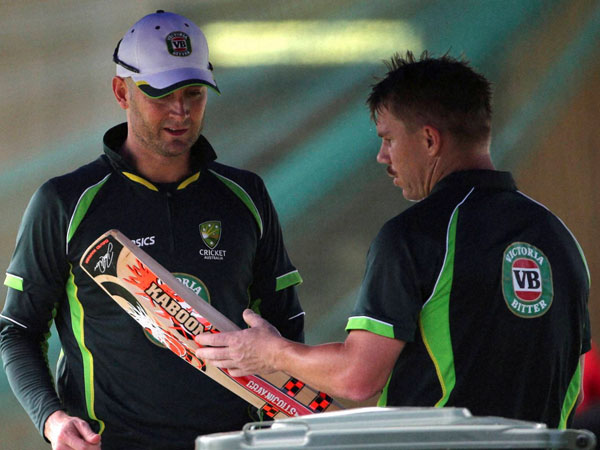 Clarke, Warner busy in discussion