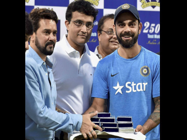 Anurag Thakur honours Virat Kohli