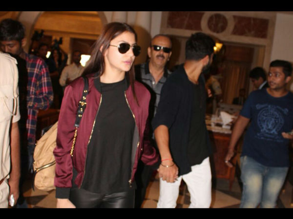 Anushka arrived at Rajkot for Virat's birthday