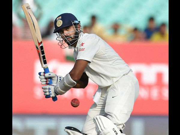 Murali Vijay began his innings patiently
