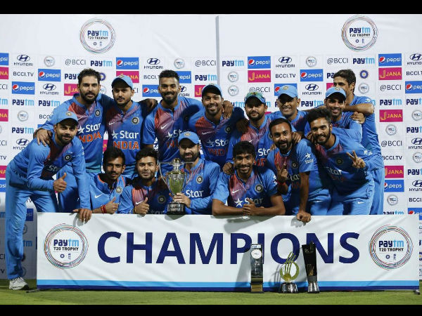 Team India hailed champions