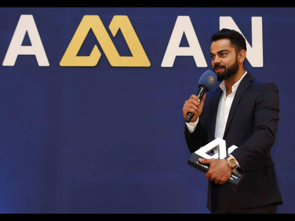 Kohli gets Polly Umrigar Award 2015-16