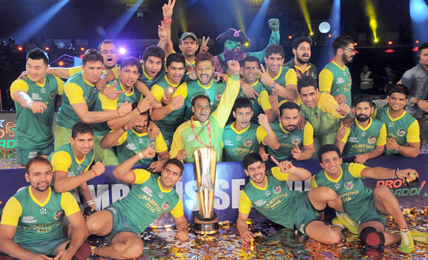 pro kabaddi winners list