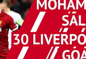 Mohamed Salah - 30 Liverpool goals