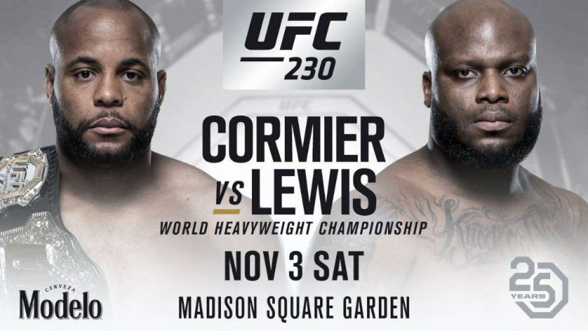 UFC 230 Cormier vs Lewis to headline event Poirier pulls out