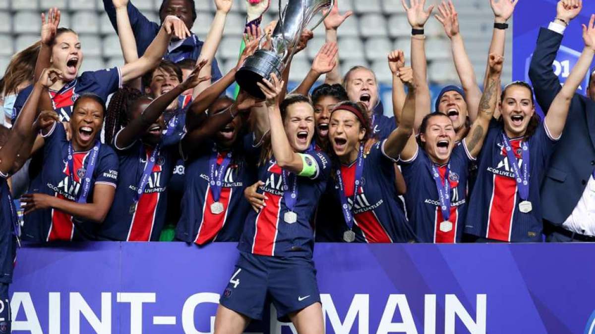 Lyon dethroned after 14 straight titles as PSG win first Division 1 Feminine trophy myKhel Lyon dethroned after 14 straight titles as PSG win first Division 1 Feminine trophy myKhel