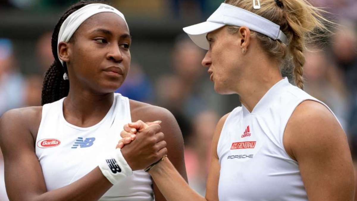 Wimbledon Coco crushed by Kerber but earns words of encouragement from