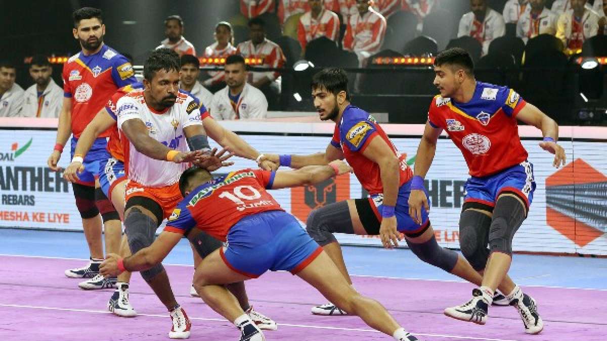 PKL: UP Yoddhas vs Gujarat Giants, Highlights: Pardeep Narwal gets his 1500th raid point as UP eke out narrow