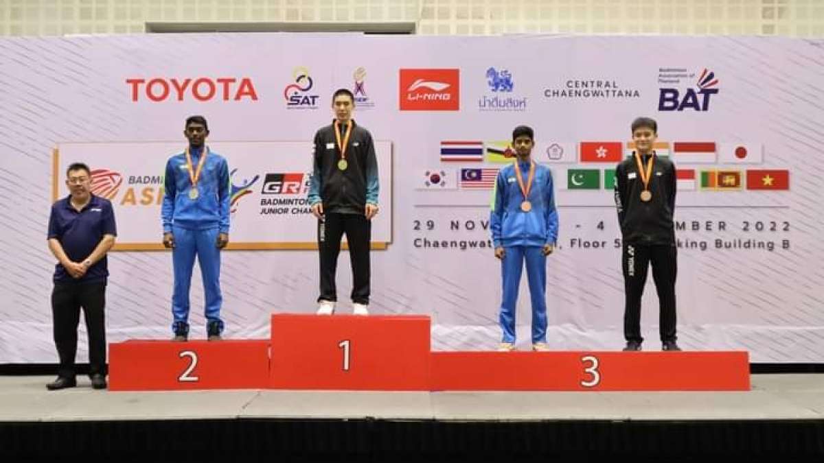 Badminton Asia Junior Championships 2022 Unnati, Anish and doubles