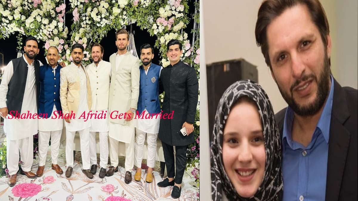 Pakistan cricketer Shaheen Shah Afridi gets married to Shahid Afridi’s