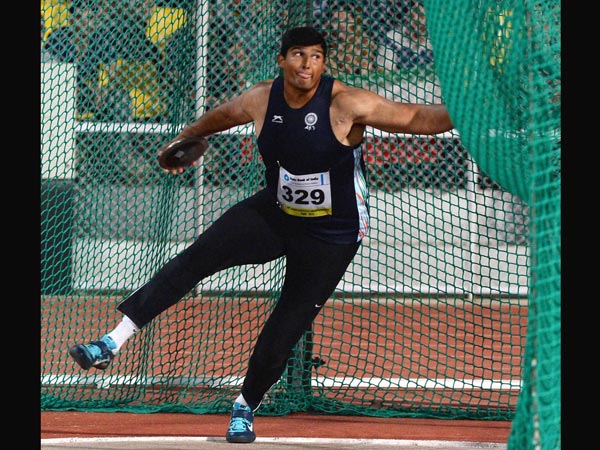 Vikas Gowda in action
