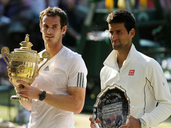 Winner Andy Murray of Britain