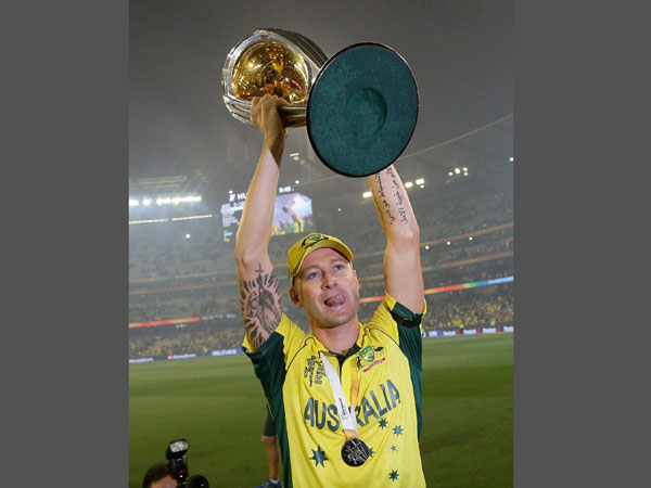 Clarke holds the trophy