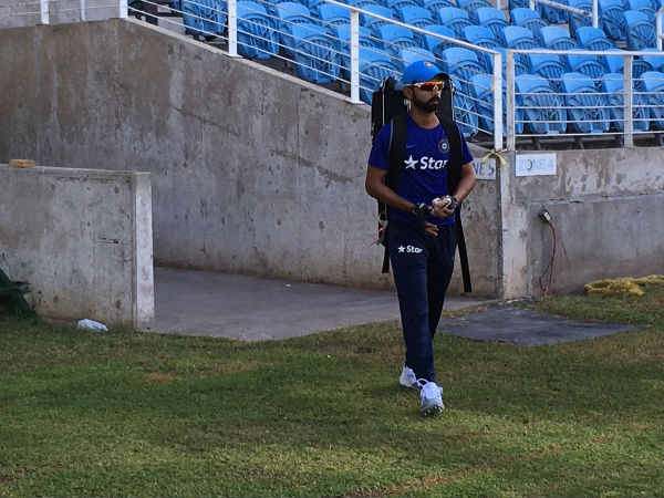 Ajinkya Rahane coming for practice session