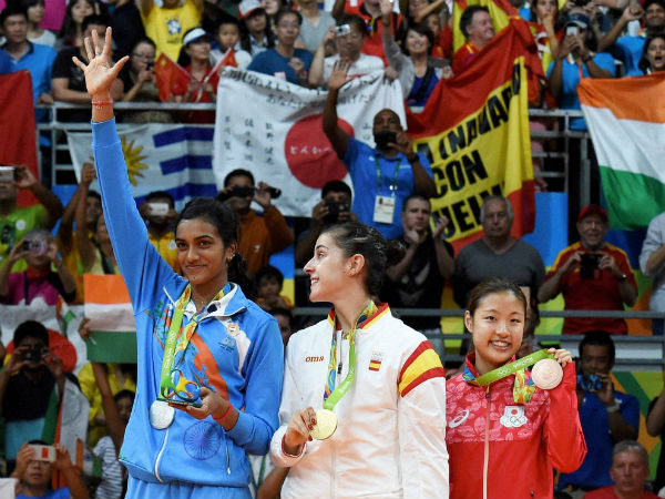 Sindhu bags silver, Marin clinches gold