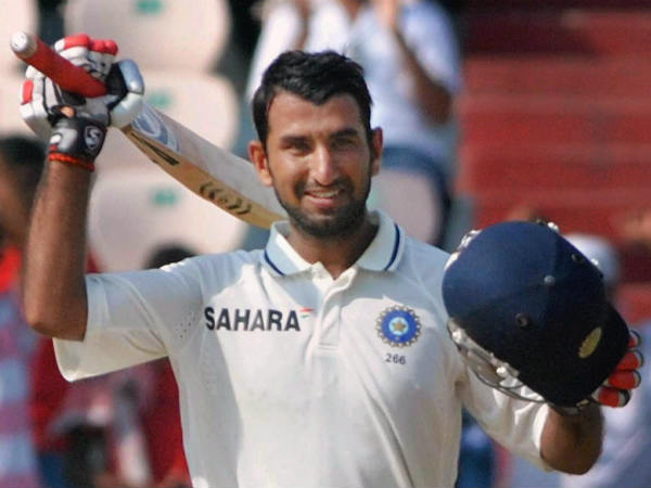 Cheteshwar Pujara slammed 206*