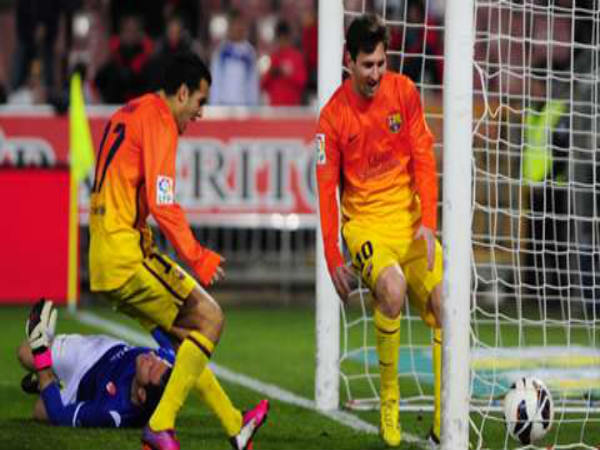 Lionel Messi scores 300th goal (Image courtesy: La Liga Twitter)