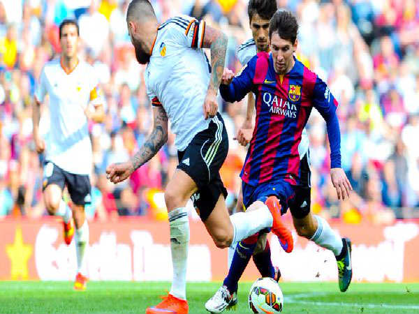 Lionel Messi scores 400th goal (Image courtesy: FC Barcelona Twitter handle)