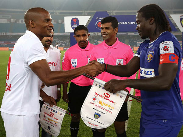From left: Florent Malouda and Bernard Mendy
