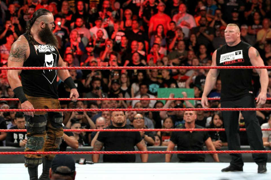 Braun Strowman Vs Brock Lesnar Full Fight Revealed: Winner of Brock Lesnar vs. Braun Strowman match - myKhel