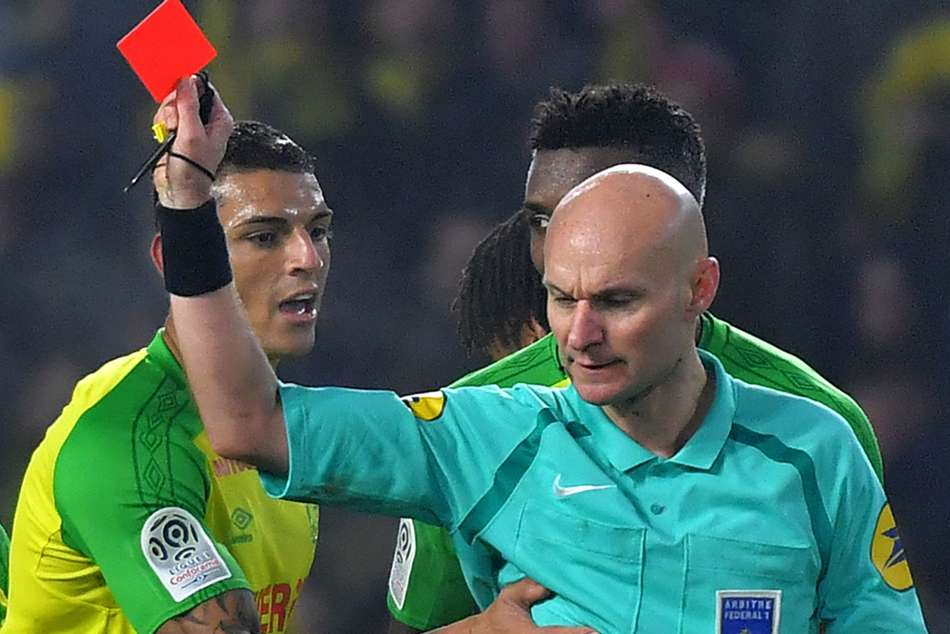 Referee Who Kicked Nantes Carlos Banned For Six Months