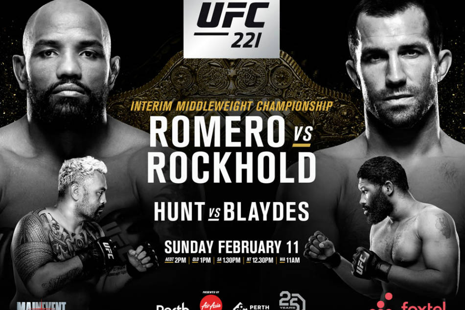 UFC 221 Fight Card