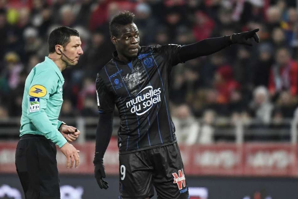 Mario Balotelli Yellow Card Racist Nice Dijon Rescinded