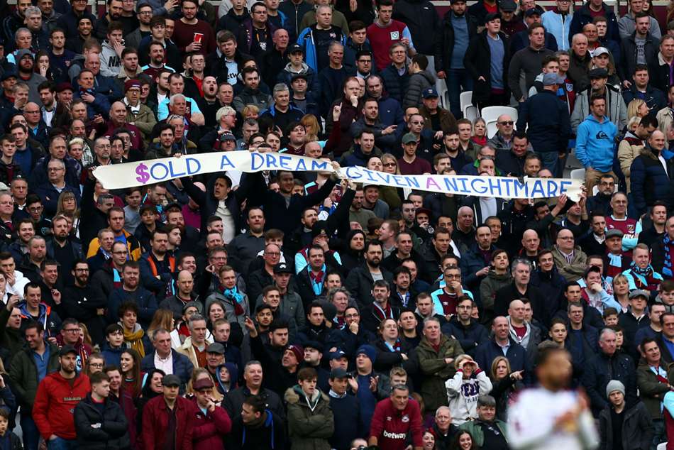 Premier League Fans Invade West Ham Burnley Match