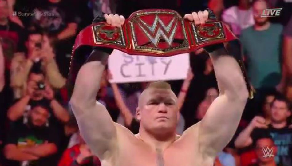 wwe raw brock lesnar