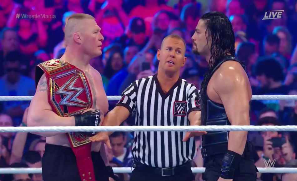 Roman Reigns Vs Brock Lesnar Wrestlemania 2018