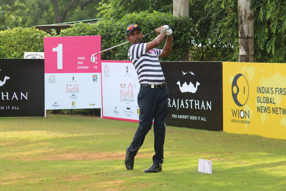 Golf Anura Rohana fires 62 to seize first round lead at Jaipur Open