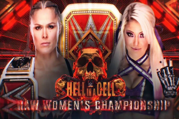 Raw Women's Championship - Ronda Rousey (c) vs. Alexa Bliss