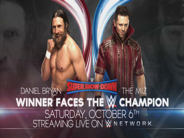 NO.1 Contenders Match For WWE Title: Daniel Bryan vs The Miz