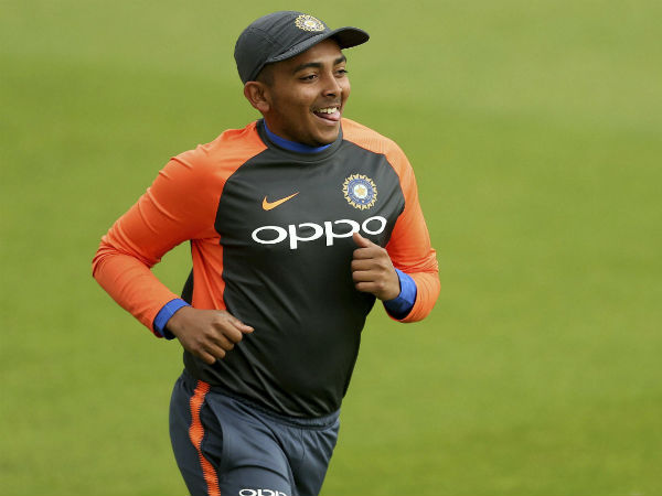 2. Prithvi Shaw