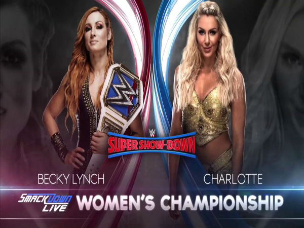 Smackdown Women's Title Match: Charlotte vs Becky Lynch (c)
