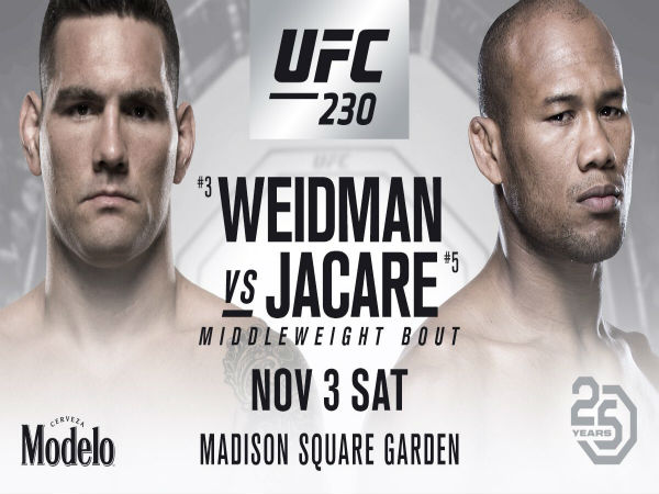 Weidman vs Jacare