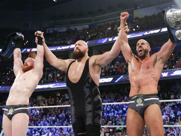 The Bar, the Big Show, the New Day and tag titles