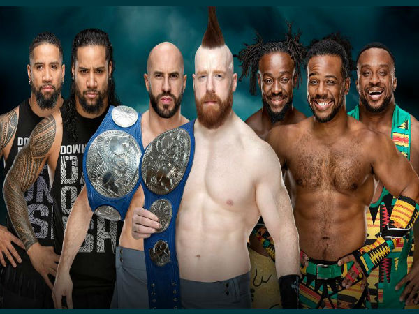 The Bar (c) vs. The Usos vs. New Day
