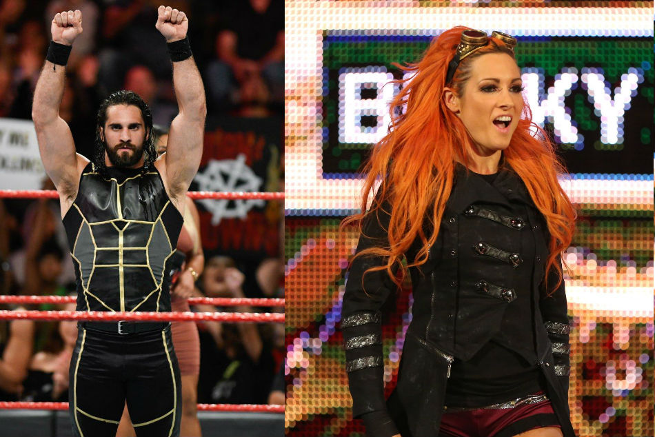 WrestlingWorldCC on X: Seth Rollins and Becky Lynch at Wrestlemania, 2019 / X