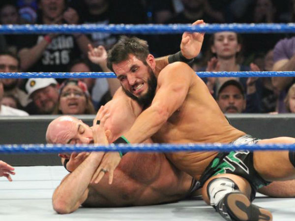 Johnny Gargano goes up against Cesaro