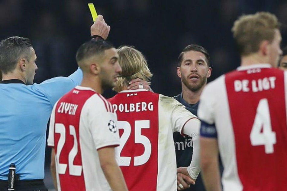 Sergio Ramos Faces Two Game Ban Getting Card Purposely