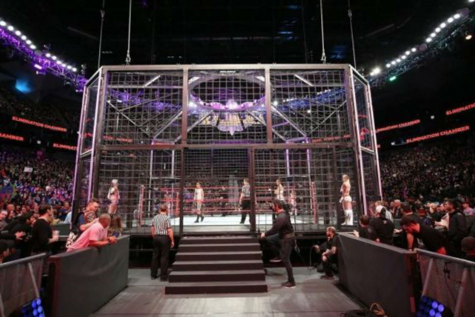 wwe official scale elimination chamber