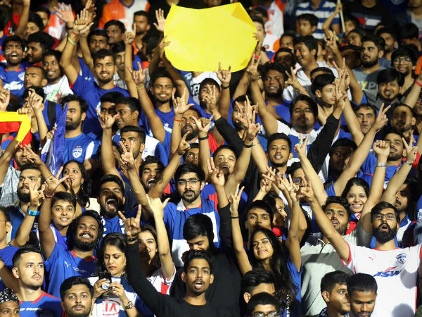 Fans support