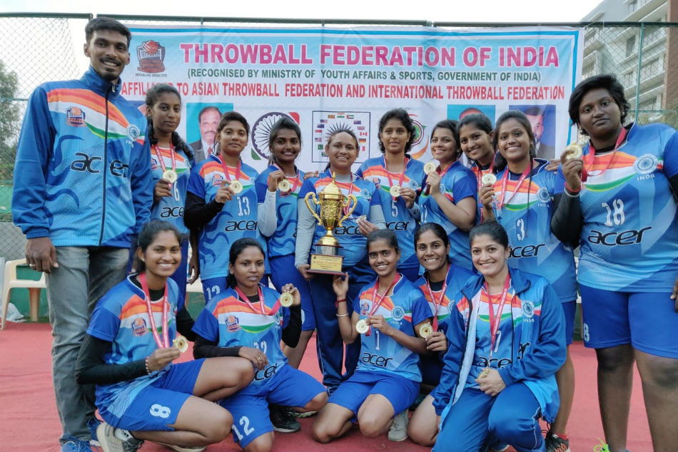India defeat Bangladesh in South Asian Throwball Championship 2019 myKhel