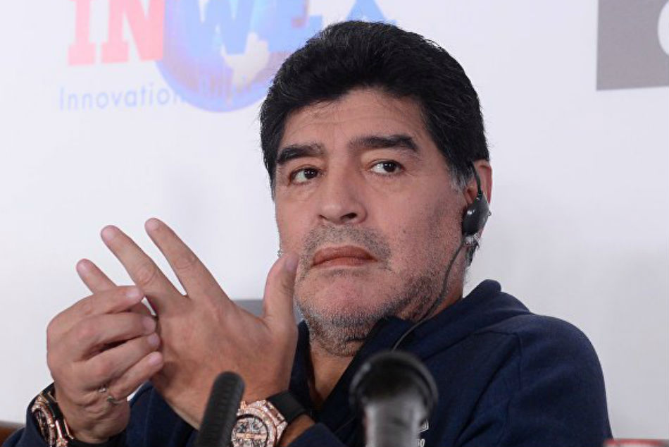 Maradona Fined For Dedicating Win To Venezuela President
