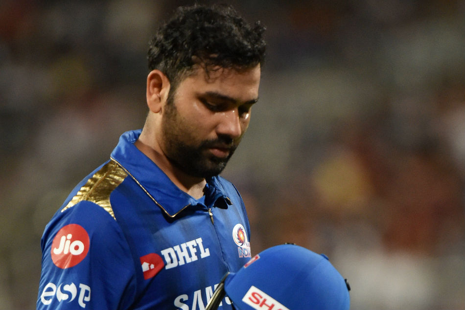 Ipl 2019 Rohit Sharma Fined For Hitting Stumps After Dismissal
