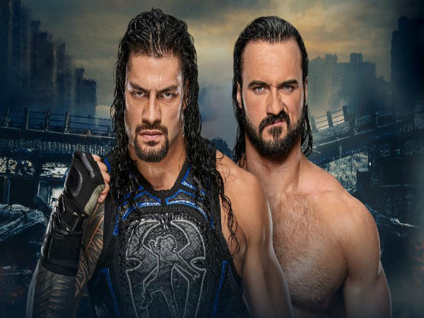 One-on-One Match: Roman Reigns vs. Drew McIntyre