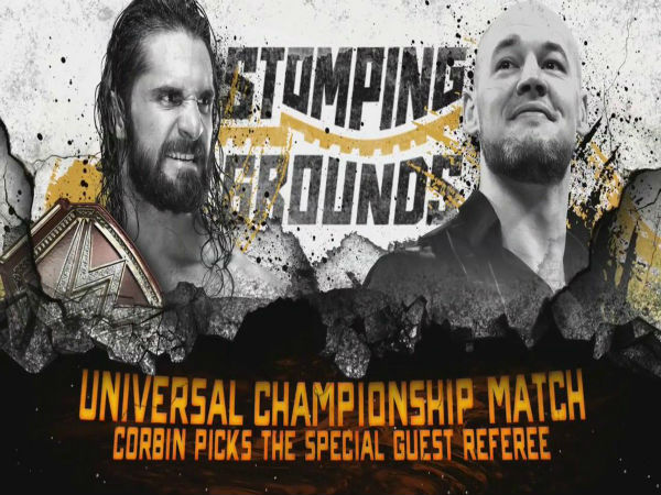 INVASION OF CHAMPIONSHIP: WWE Universal Champion Seth Rollins vs Baron Corbin